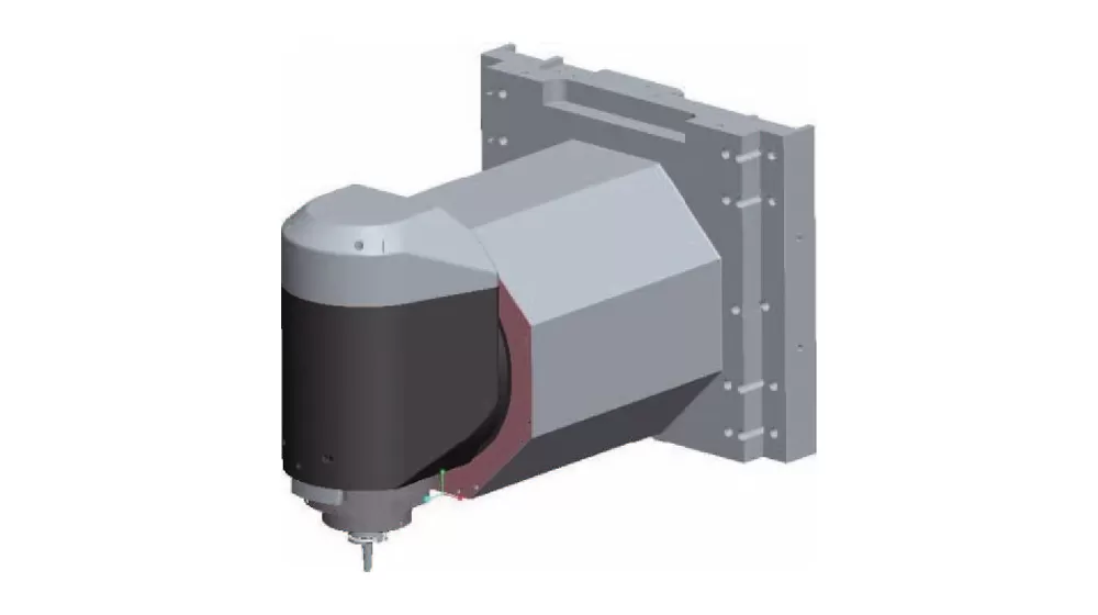 رأس طحن متأرجح CNC بتصميم مستقل