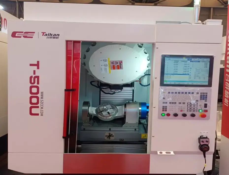 مركز التصنيع بالحفر والتنصت خماسي المحاور T-500U