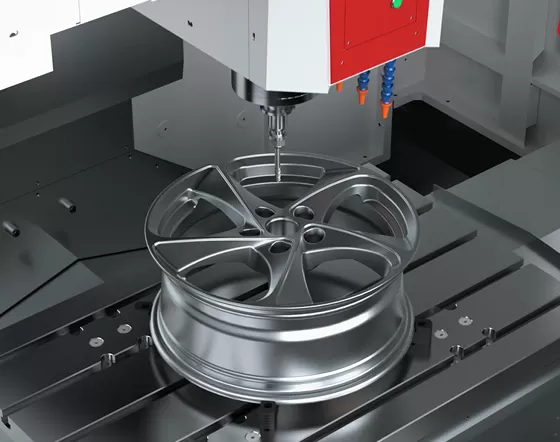 wheel hub machining
